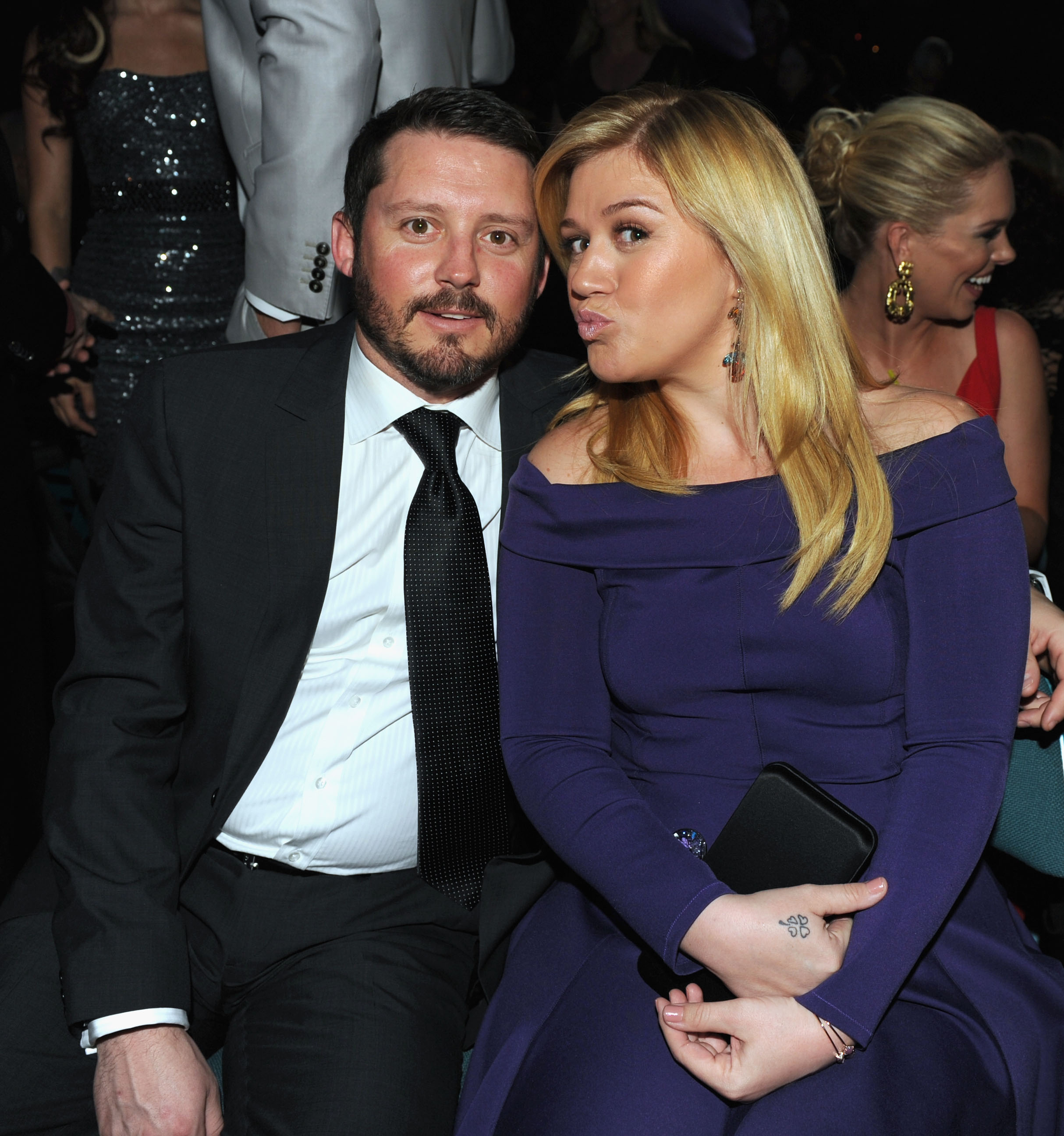 Brandon Blackstock and Kelly Clarkson during the 48th Annual Academy of Country Music Awards at the MGM Grand Garden Arena on April 7, 2013, in Las Vegas, Nevada. | Source: Getty Images