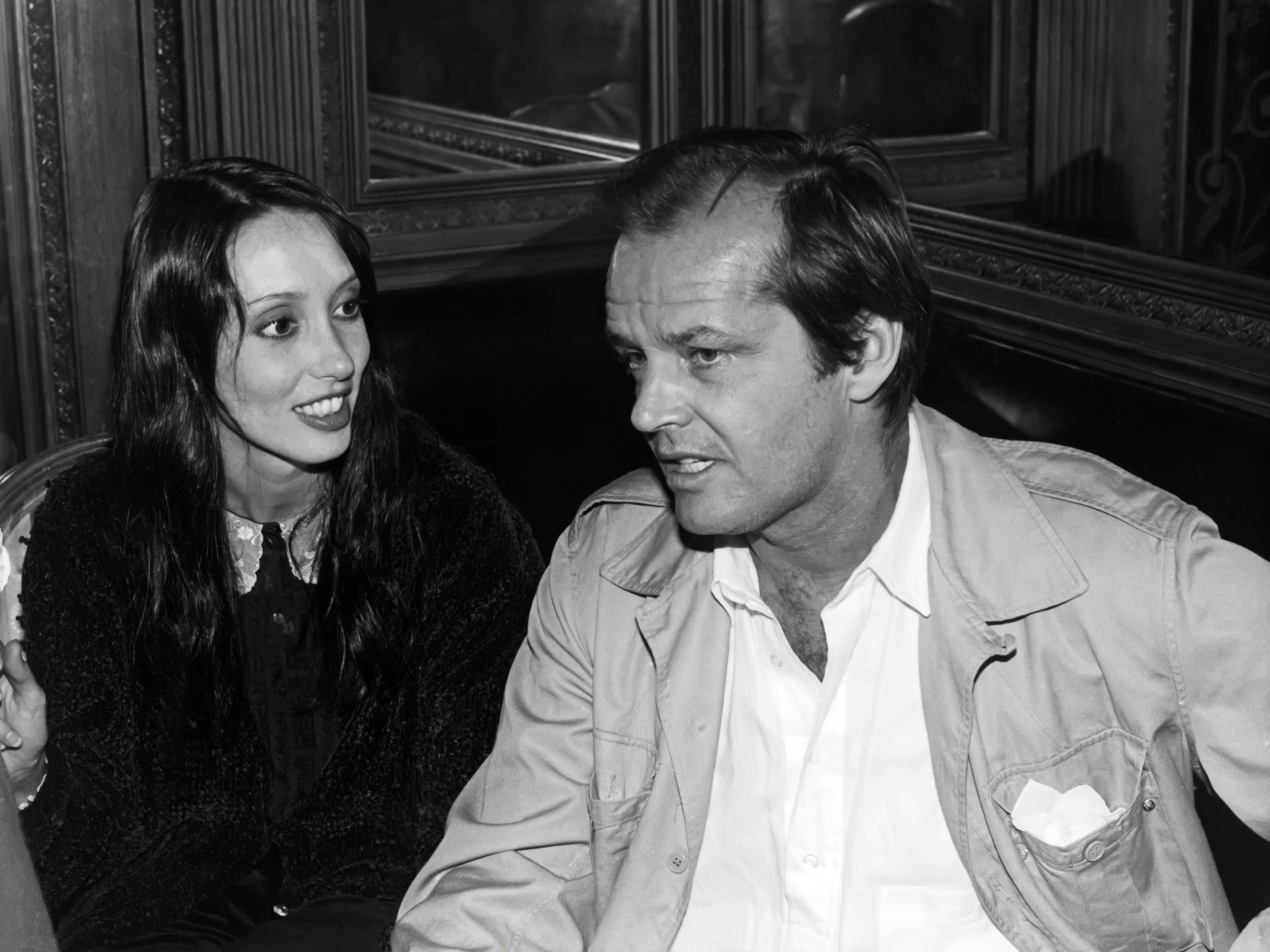 Shelley Duvall and Jack Nicholson pictured on January 1, 1980, in New York City. | Source: Getty Images