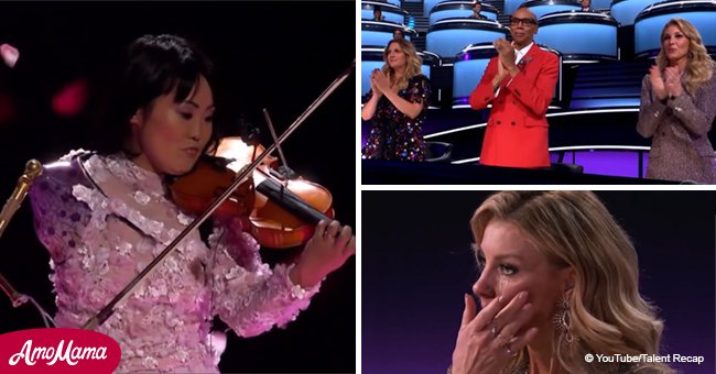 Disabled violinist grips hearts and minds across the globe with her outstanding perfomance