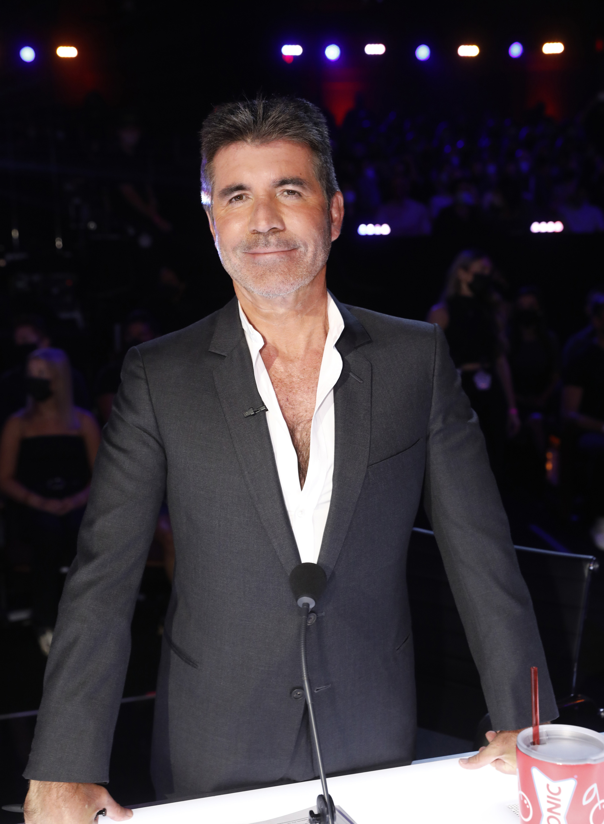 Simon Cowell films the final episode of "America's Got Talent" Season 16 on 13 September 2021. | Source: Getty Images