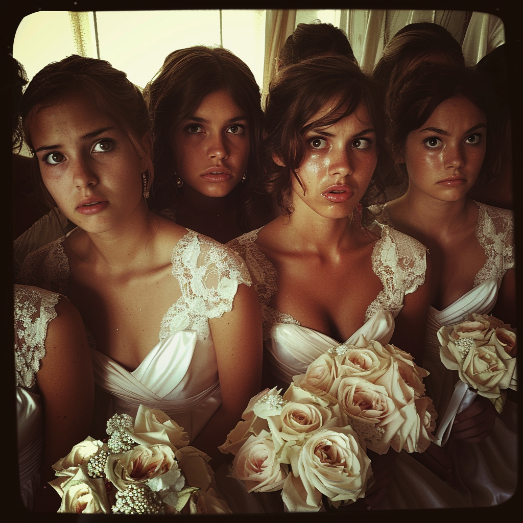 A group of bridesmaids | Source: Midjourney