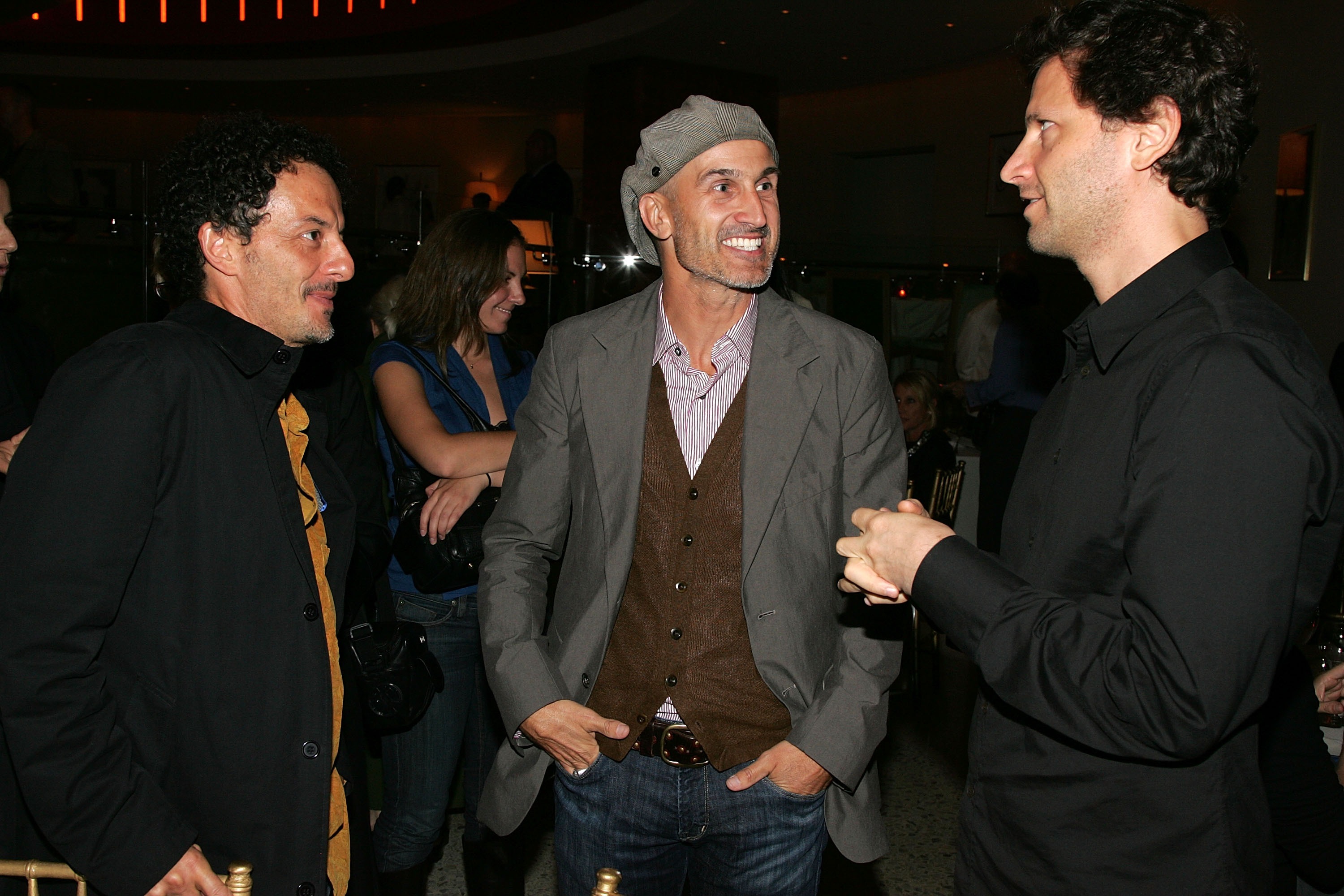 Cinematographer Adam Kimmel and directors Craig Gillespie and Bennett Miller attend the after party for the premiere of "Lars And The Real Girl" at the Brasserie 8 1/2 on October 3, 2007, in New York City | Source: Getty Images