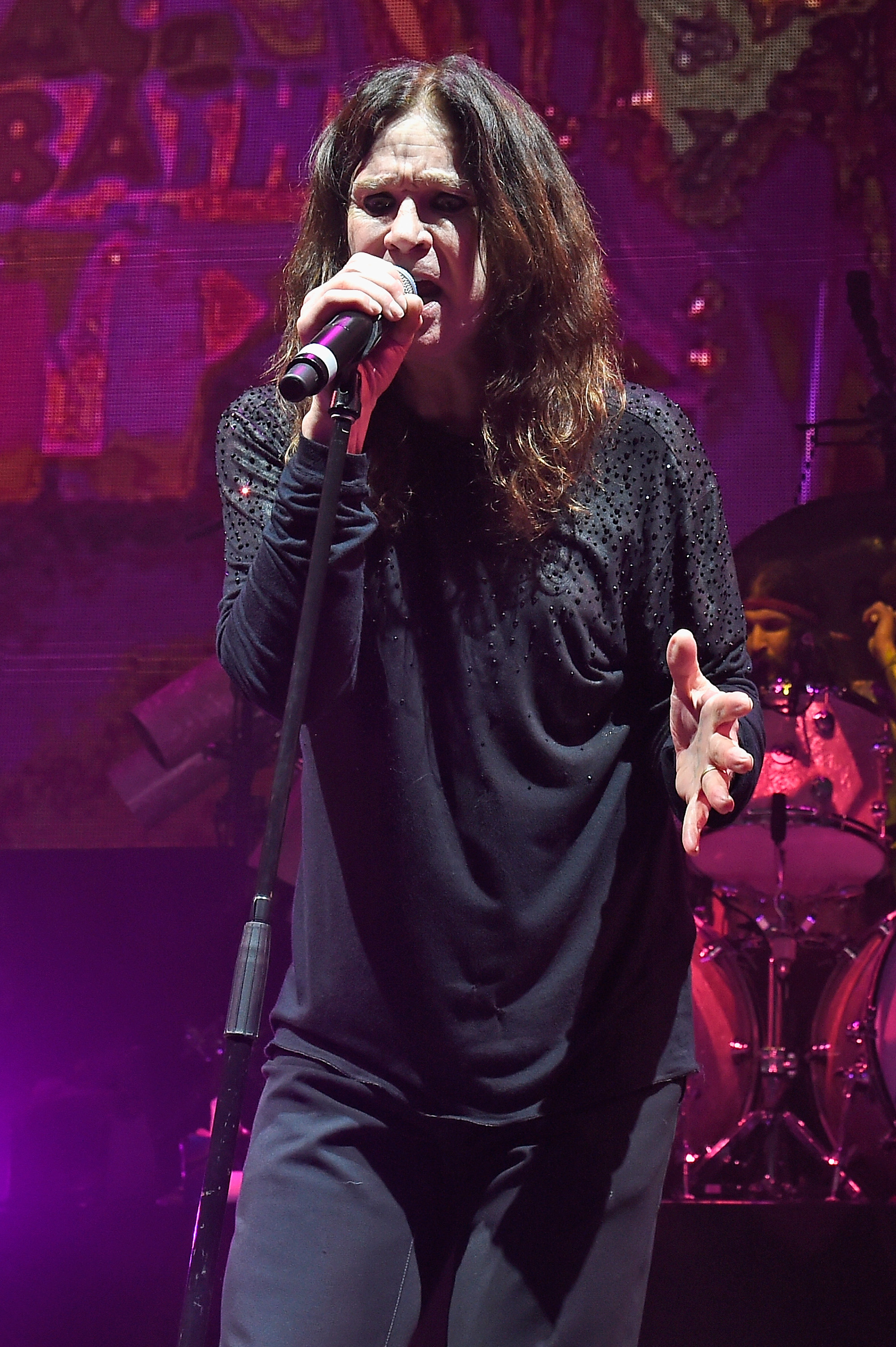 Ozzy Osbourne during "The End Tour" at Nikon at Jones Beach Theater on August 17, 2016, in Wantagh, New York. | Source: Getty Images