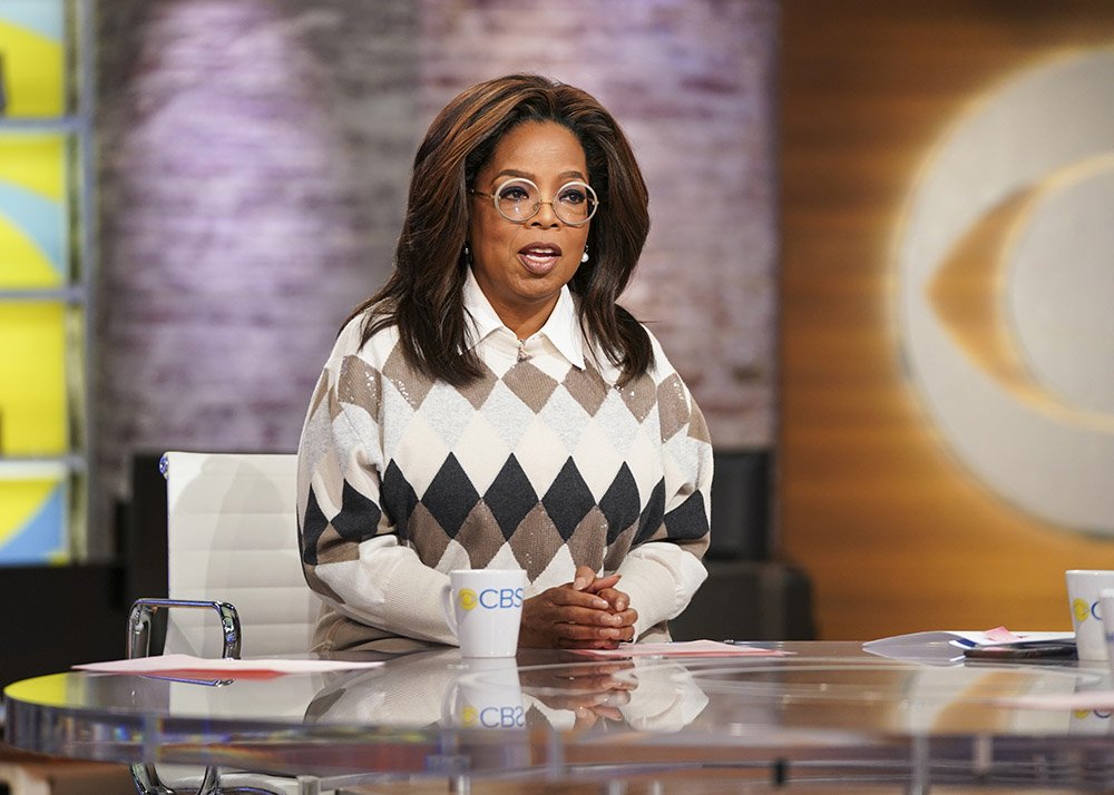 Oprah Winfrey discussing her book club selection, "Olive, Again" on "CBS This Morning" in 2019. I Photo: Getty Images