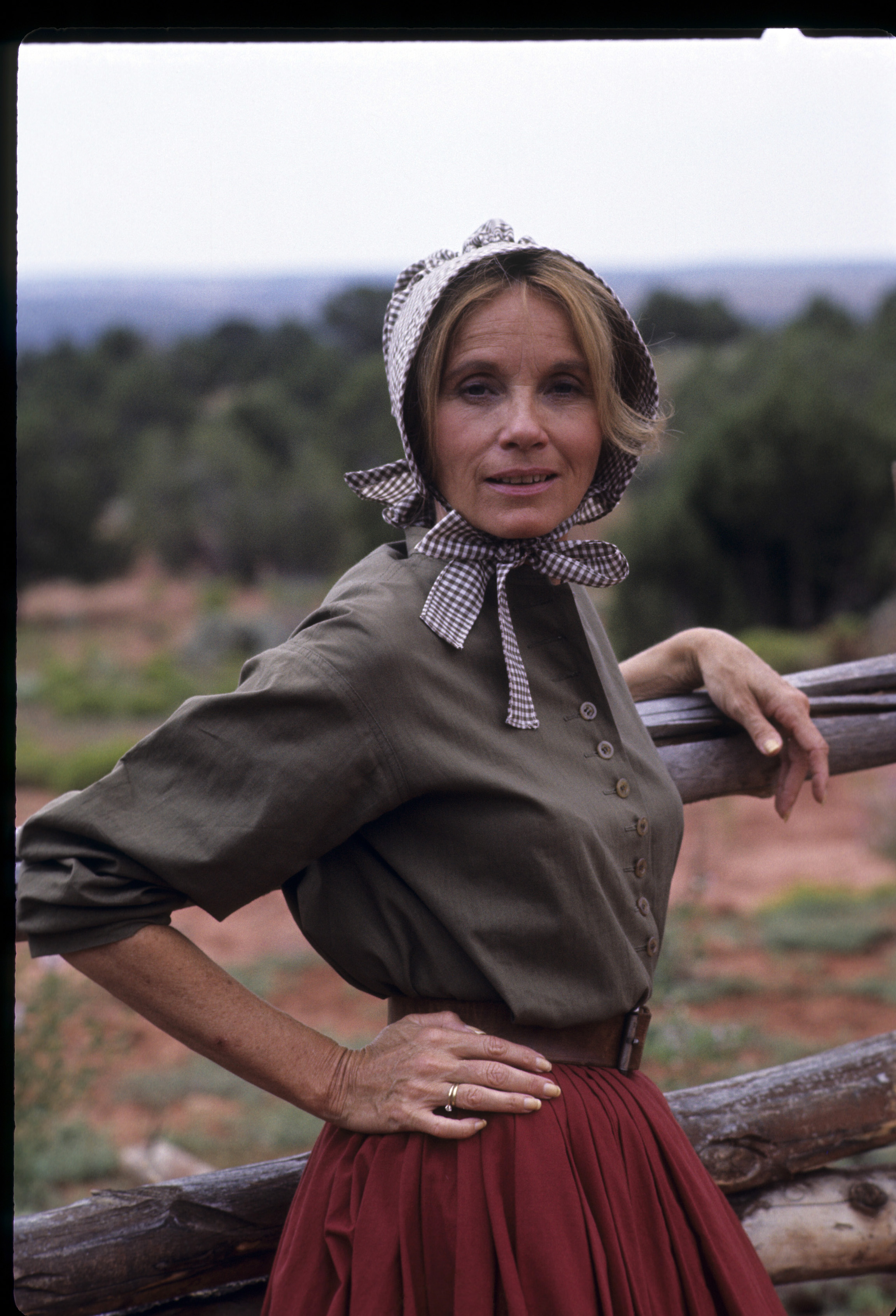 Eva Marie Saint while on the set of "The Macahans" in 1976 | Source: Getty Images