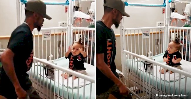 Adorable video of dad dancing for son with leukemia goes viral