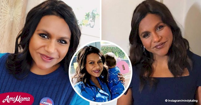 Mindy Kaling shares adorable photo of 1-year-old daughter in cute blue pajamas