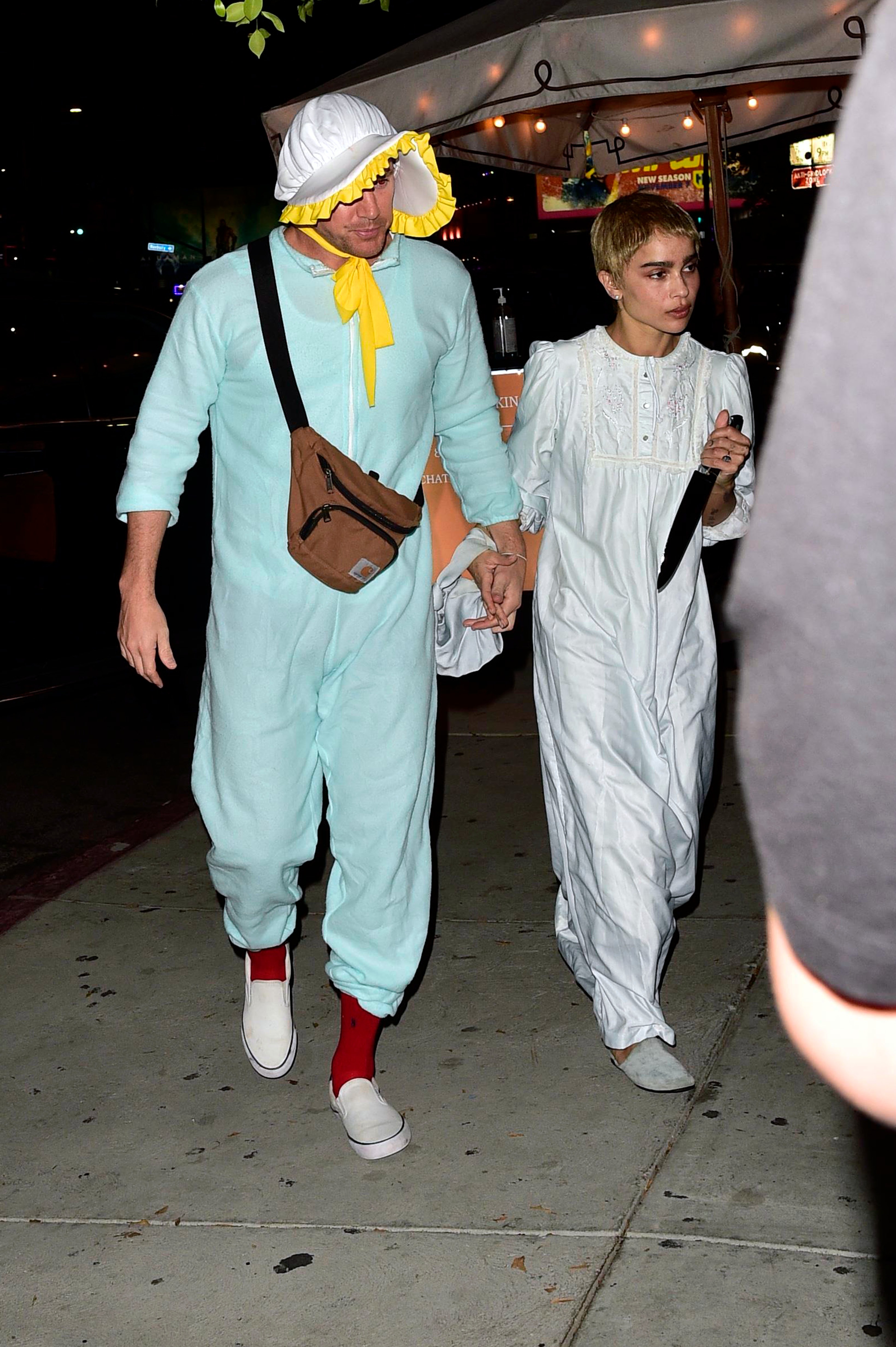 Channing Tatum and Zoë Kravitz on October 28, 2023, in Los Angeles, California | Source: Getty Images