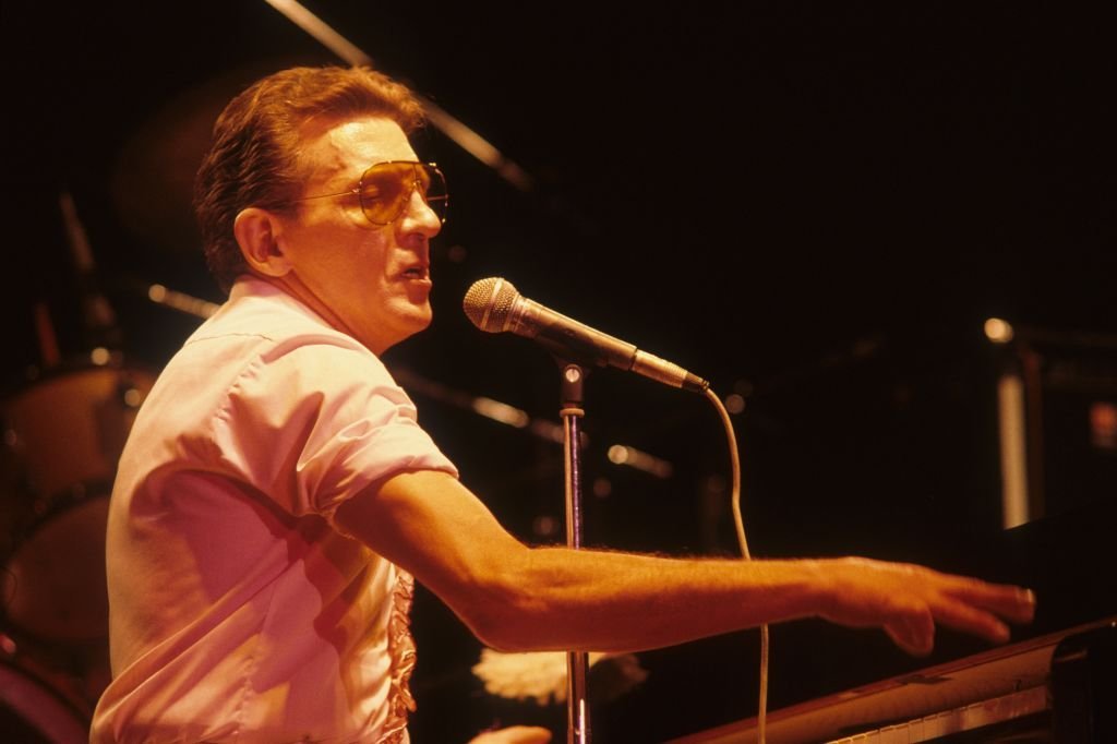  Jerry Lee Lewis performing in Rome, Italy, 1987 | Getty Images