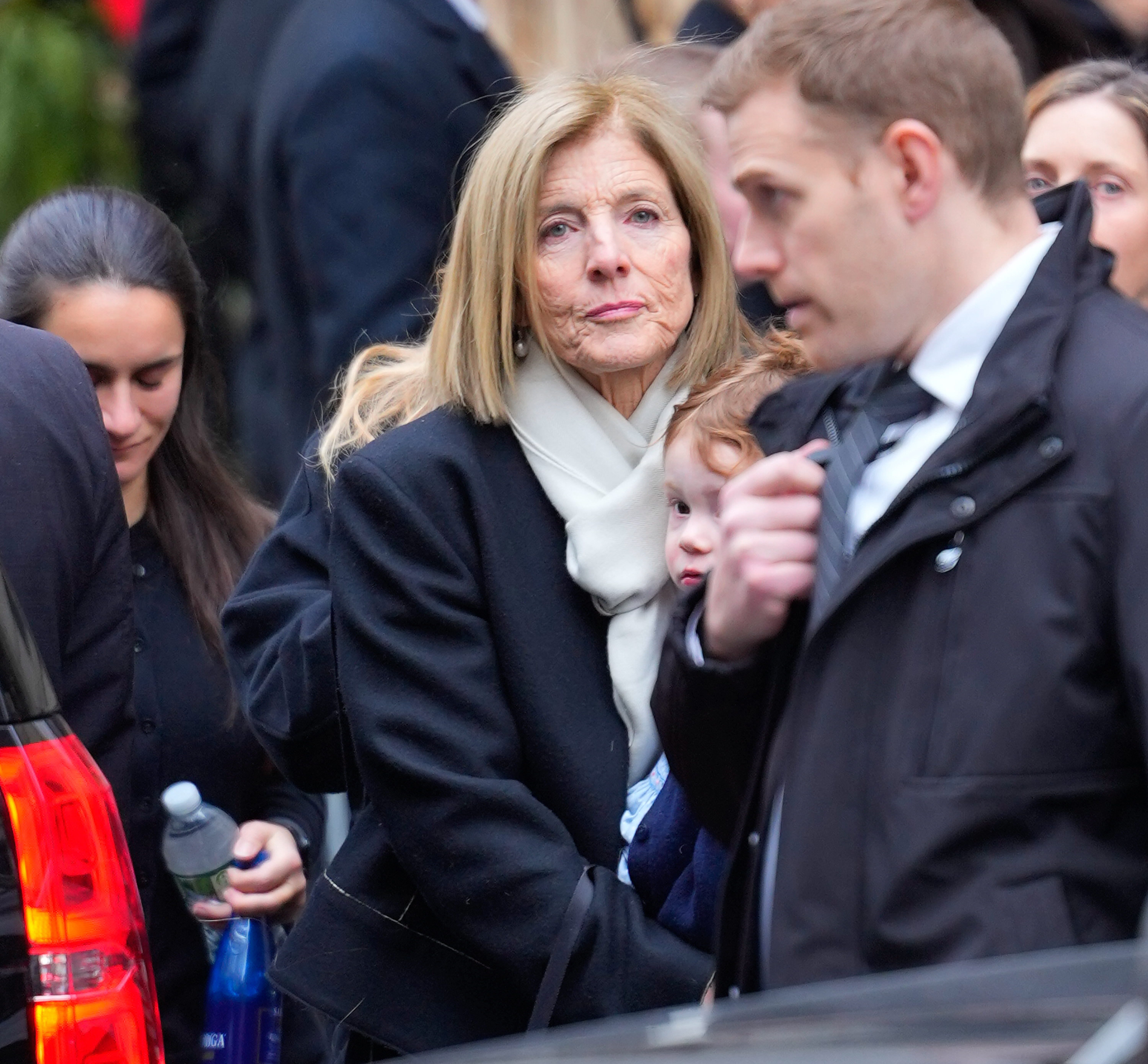 Caroline Kennedy-Schlossberg is seen at the funeral of her daughter on January 5, 2026 | Source: Getty Images