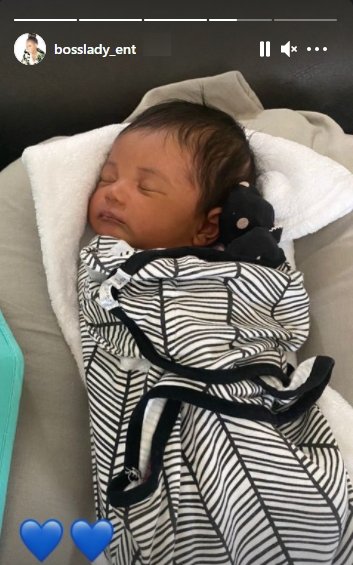 Snoop Dogg's grandkid, Chateau, taking a nap | Photo: Instagram/bosslady_ent