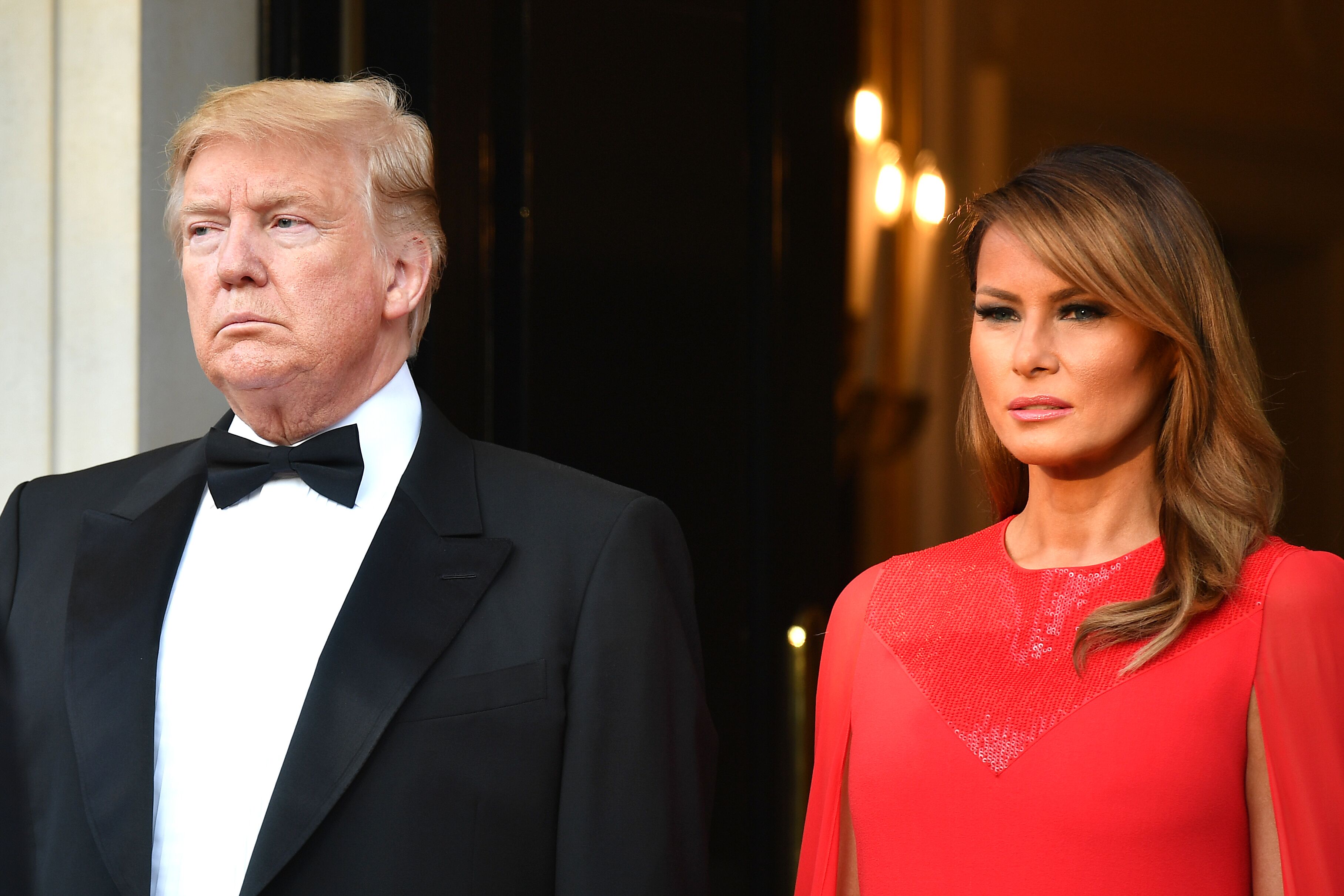 President Donald Trump and First Lady Melania Trump host a dinner at Winfield House during their state visit on June 4, 2019 in London, England. | Source: Getty Images