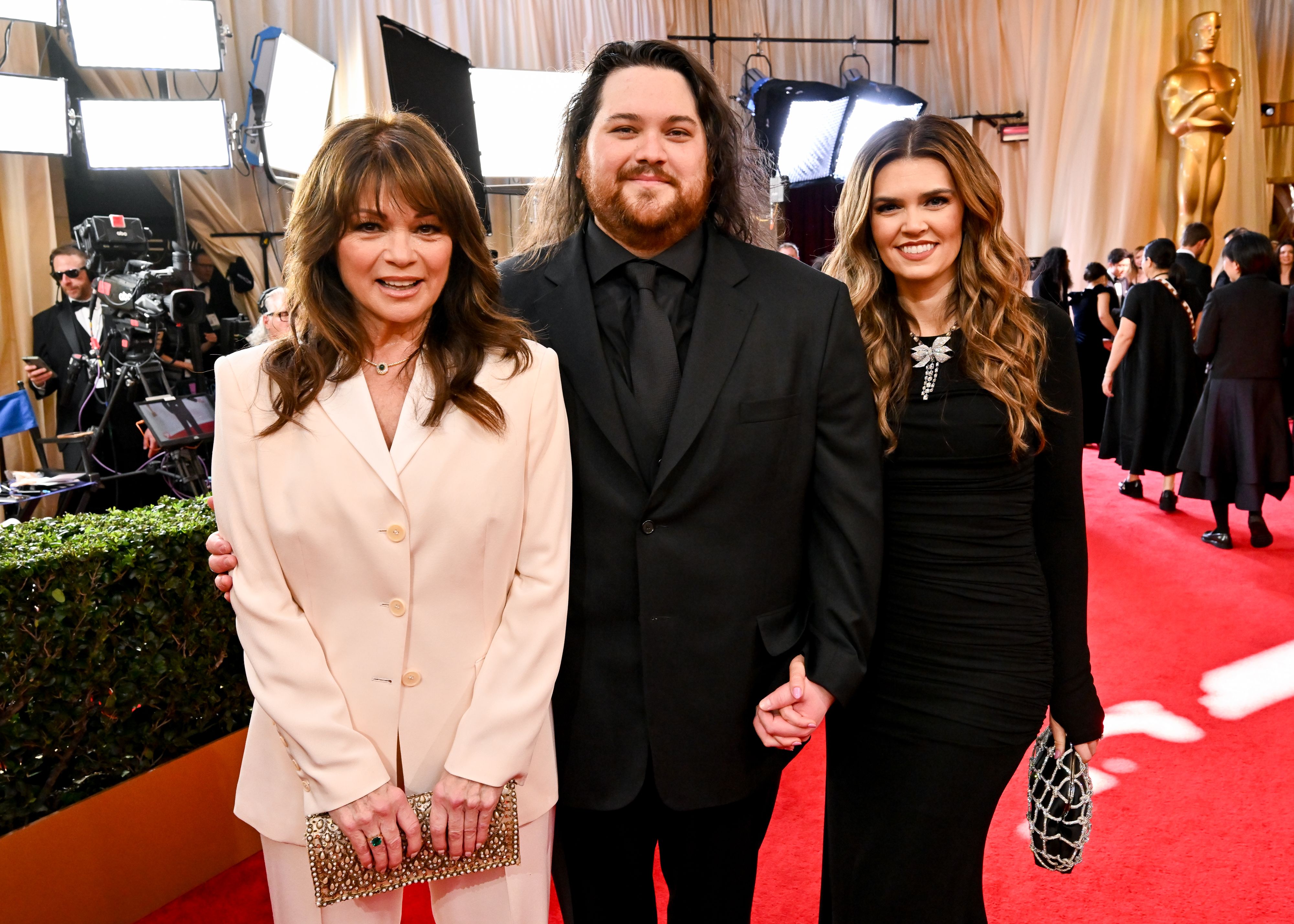 Valerie Bertinelli, Wolfgang Van Halen and Andraia Allsop during the 96th Annual Oscars held at the Ovation Hollywood on March 10, 2024, in Los Angeles, California. | Source: Getty Images
