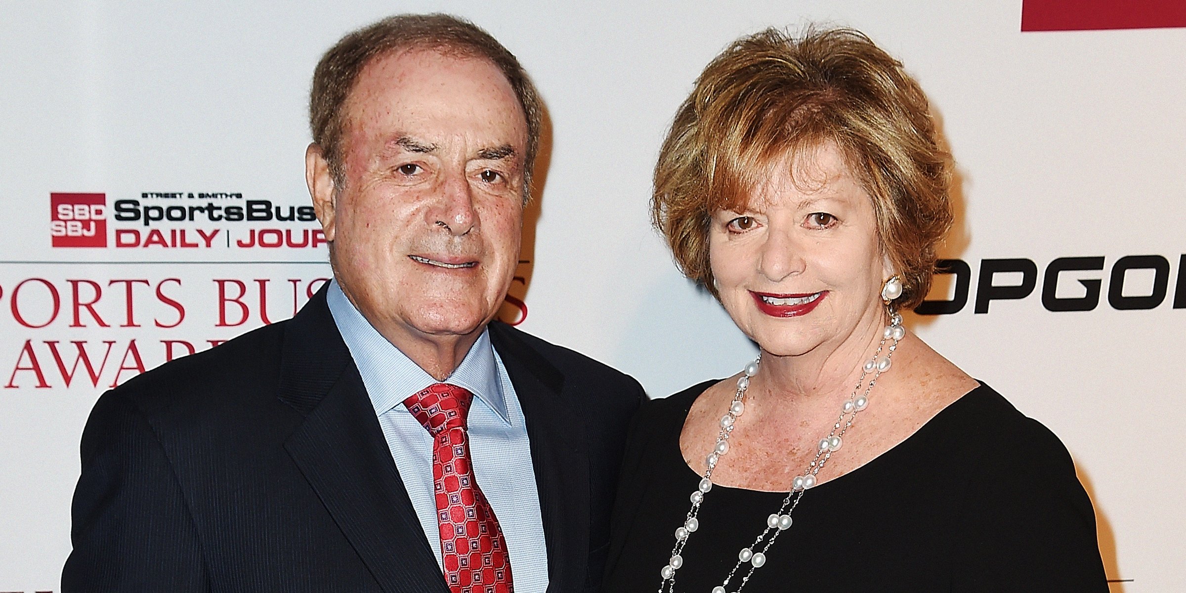 Al Michaels and Linda Anne Stamaton | Source: Getty Images