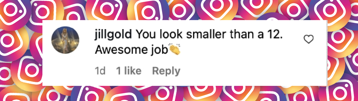 A netizen's comment in reaction to Rosie O'Donnell's recent post. | Source: Instagram/rosie
