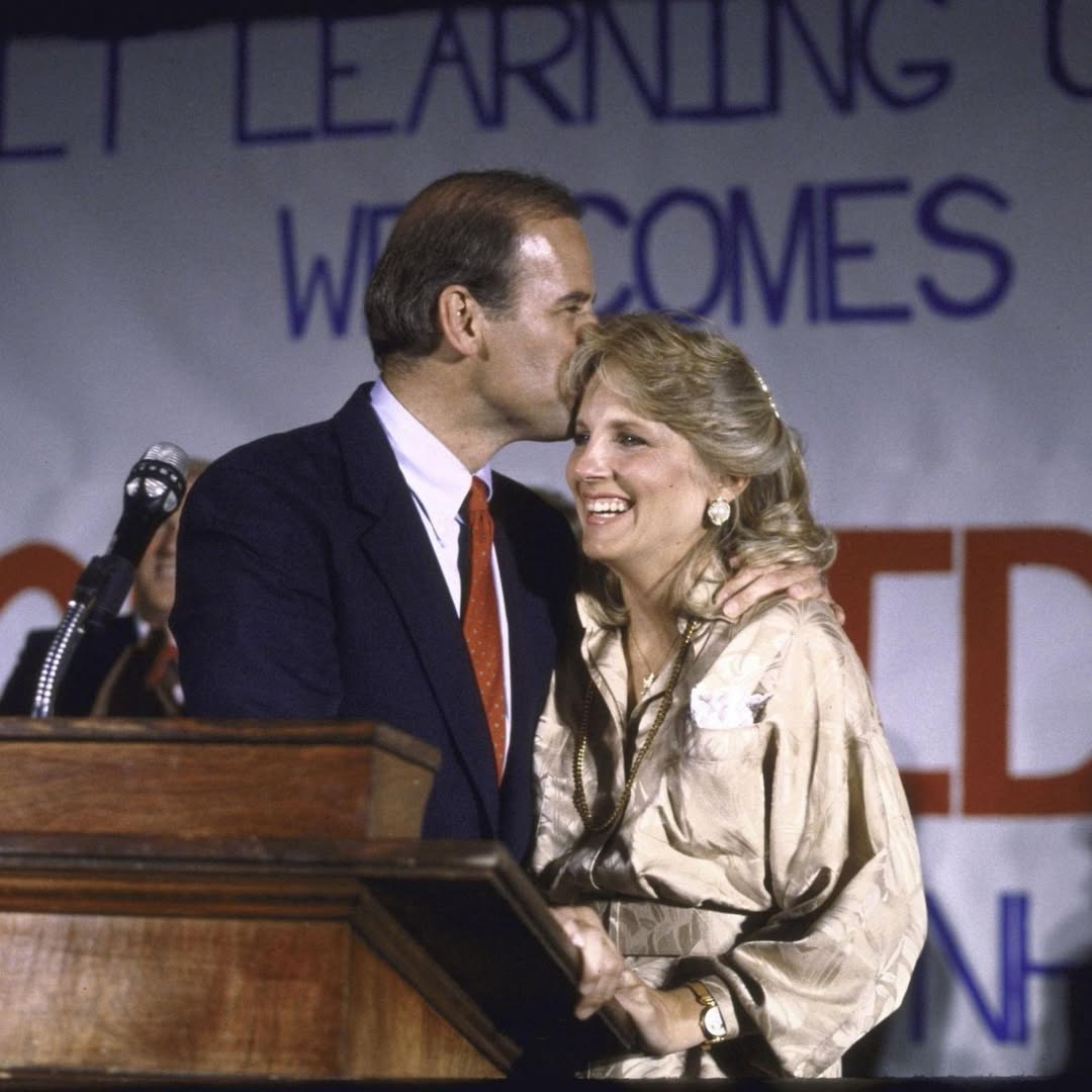 Joe and Jill Biden from a post dated February 14, 2024. | Source: Instagram/joebiden