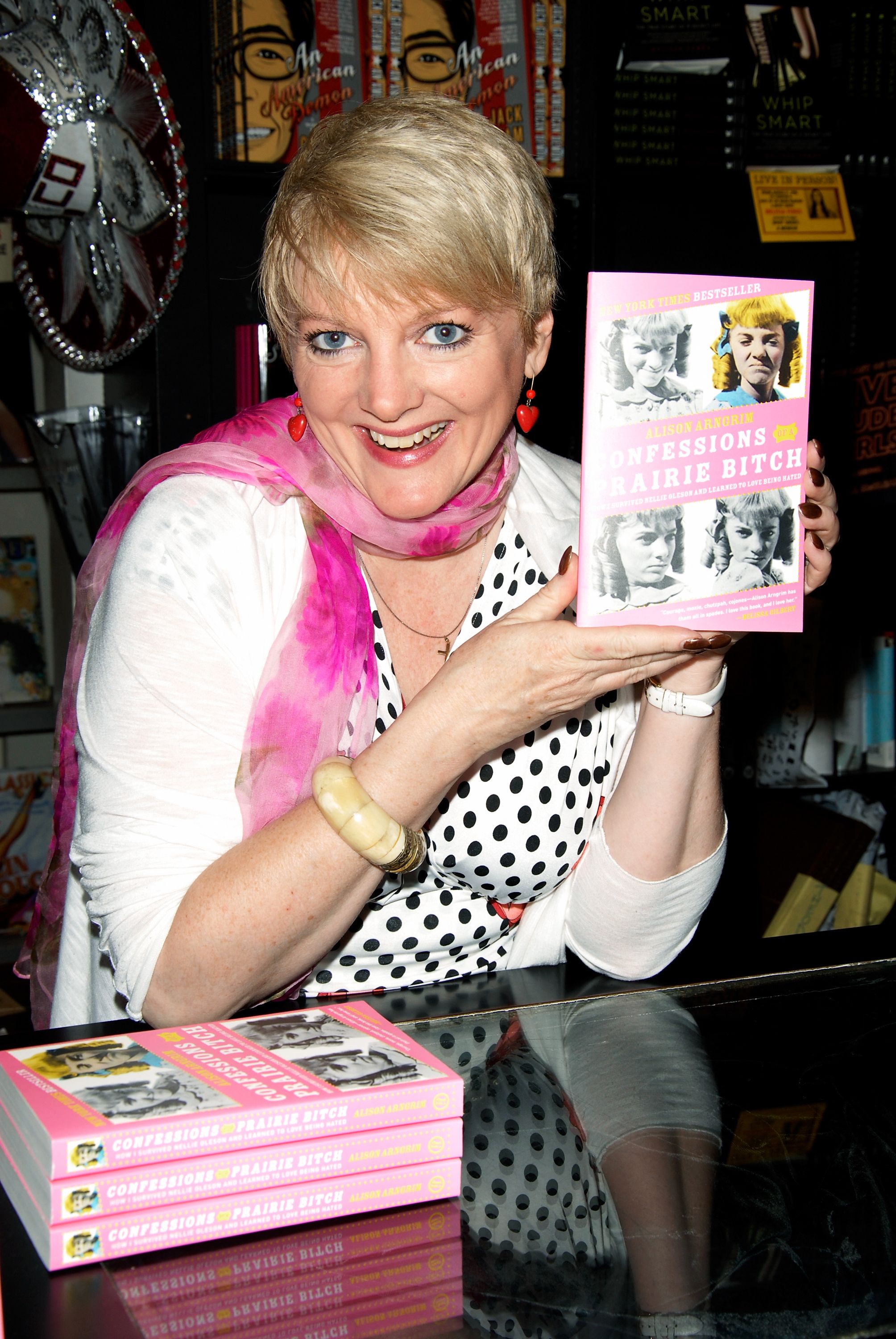 L'actrice Alison Arngrim au Book Soup le 1er août 2011 à West Hollywood, en Californie. | Photo : Getty Images