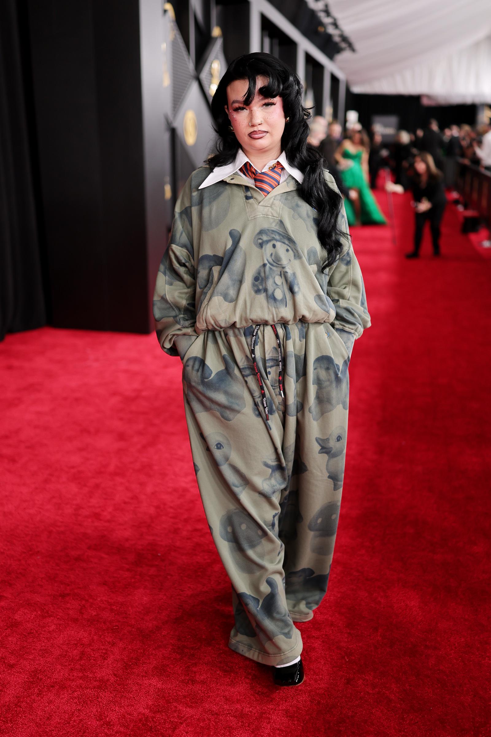 Lola Young arrives at the 68th GRAMMY Awards at Crypto.com Arena on 1 February 2026 in Los Angeles, California. | Source: Getty Images