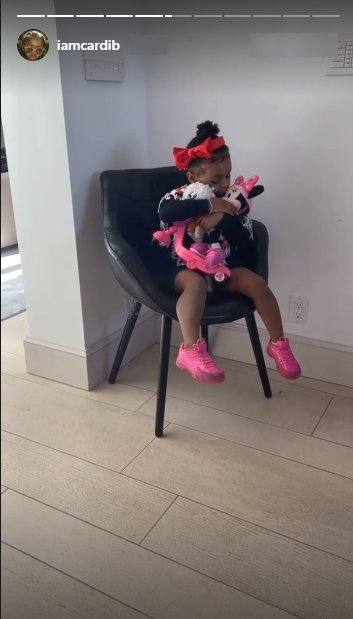 A picture of Cardi B's daughter Kulture in an adorable outfit. | Photo: Instagram/iamcardib