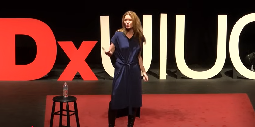 Justine Musk speaking on TED Talks posted June 1, 2017 | Source: Youtube/TEDx Talks