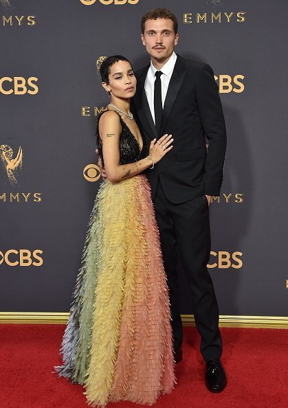 Zoe Kravitz and her husband, Karl Glusman at the 69th Annual Primetime Emmy Awards in September 2017. | Photo: Getty Images
