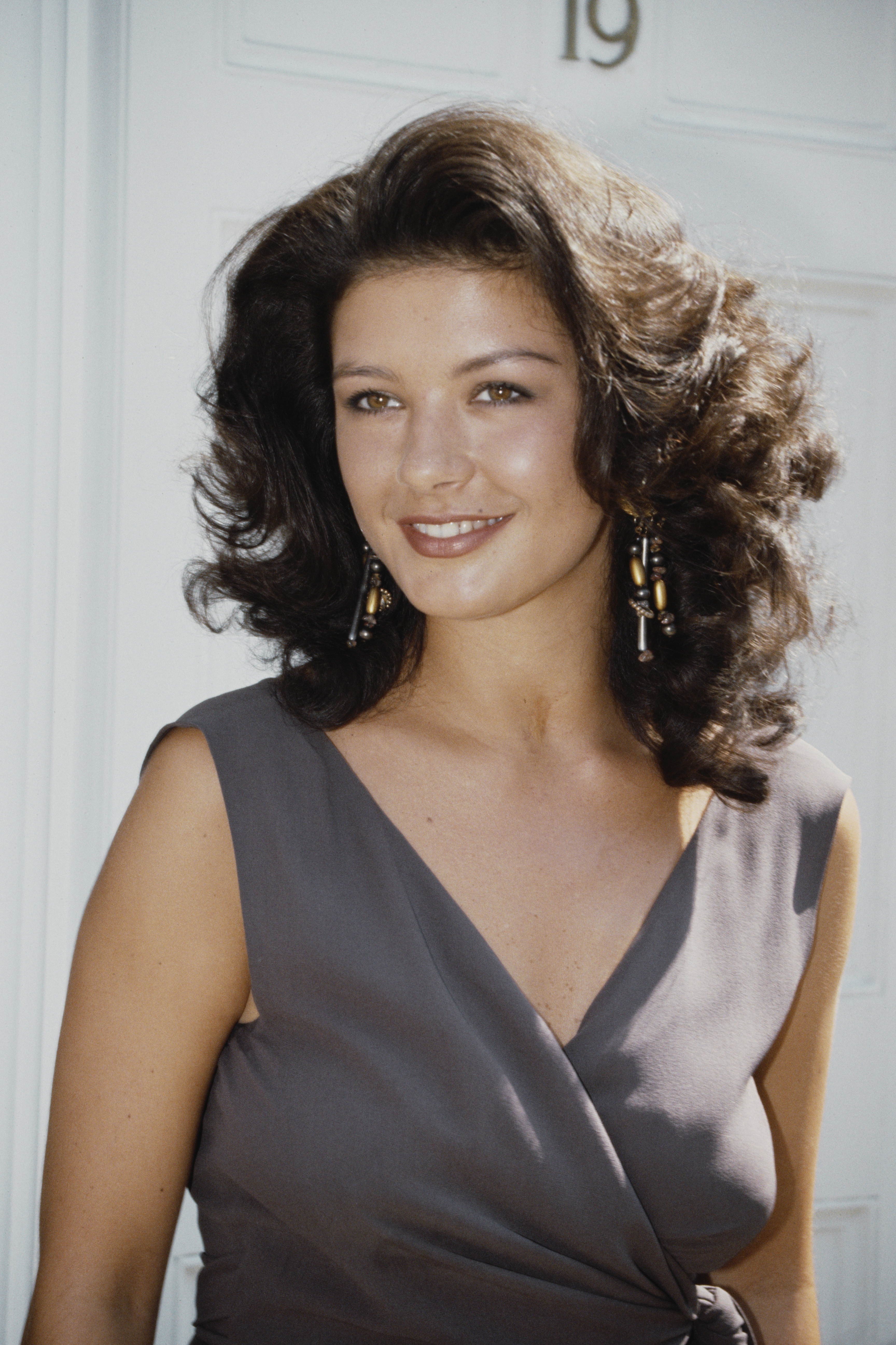 Welsh actress Catherine Zeta-Jones, who plays the role of Mariette in the television drama series "The Darling Buds of May," pictured circa 1991. | Source: Getty Images