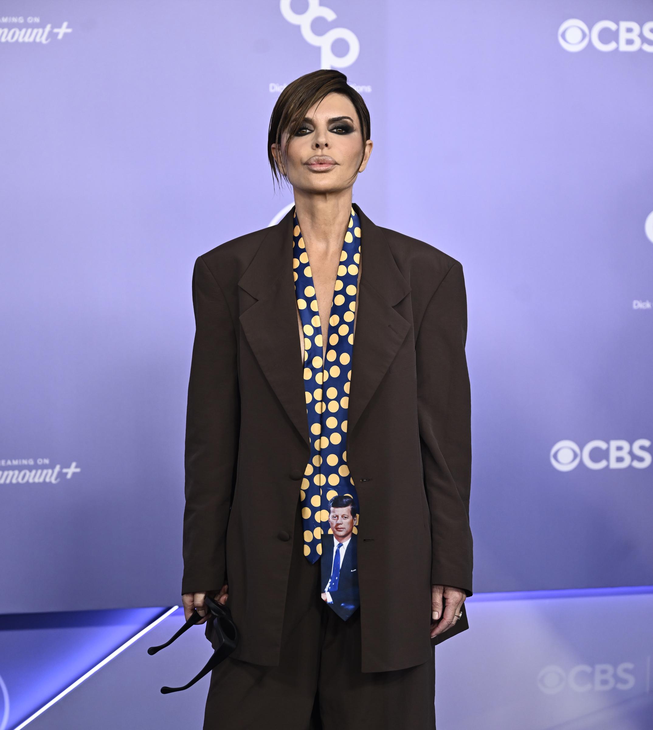 Lisa Rinna is seen at the 52nd American Music Awards on May 25, 2026 in Las Vegas. | Source: Getty Images