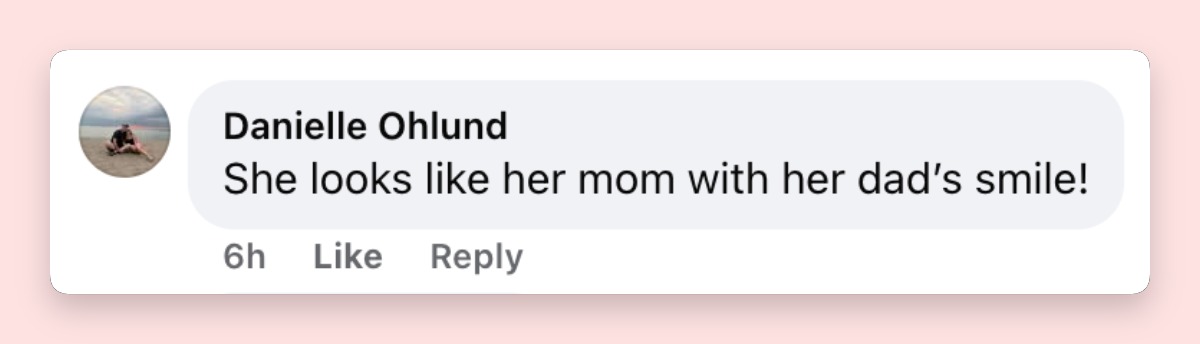 Fan comment about Kai and Vanessa Trump, and Donald Trump Jr., posted on May 25, 2026. | Source: Facebook/Page Six