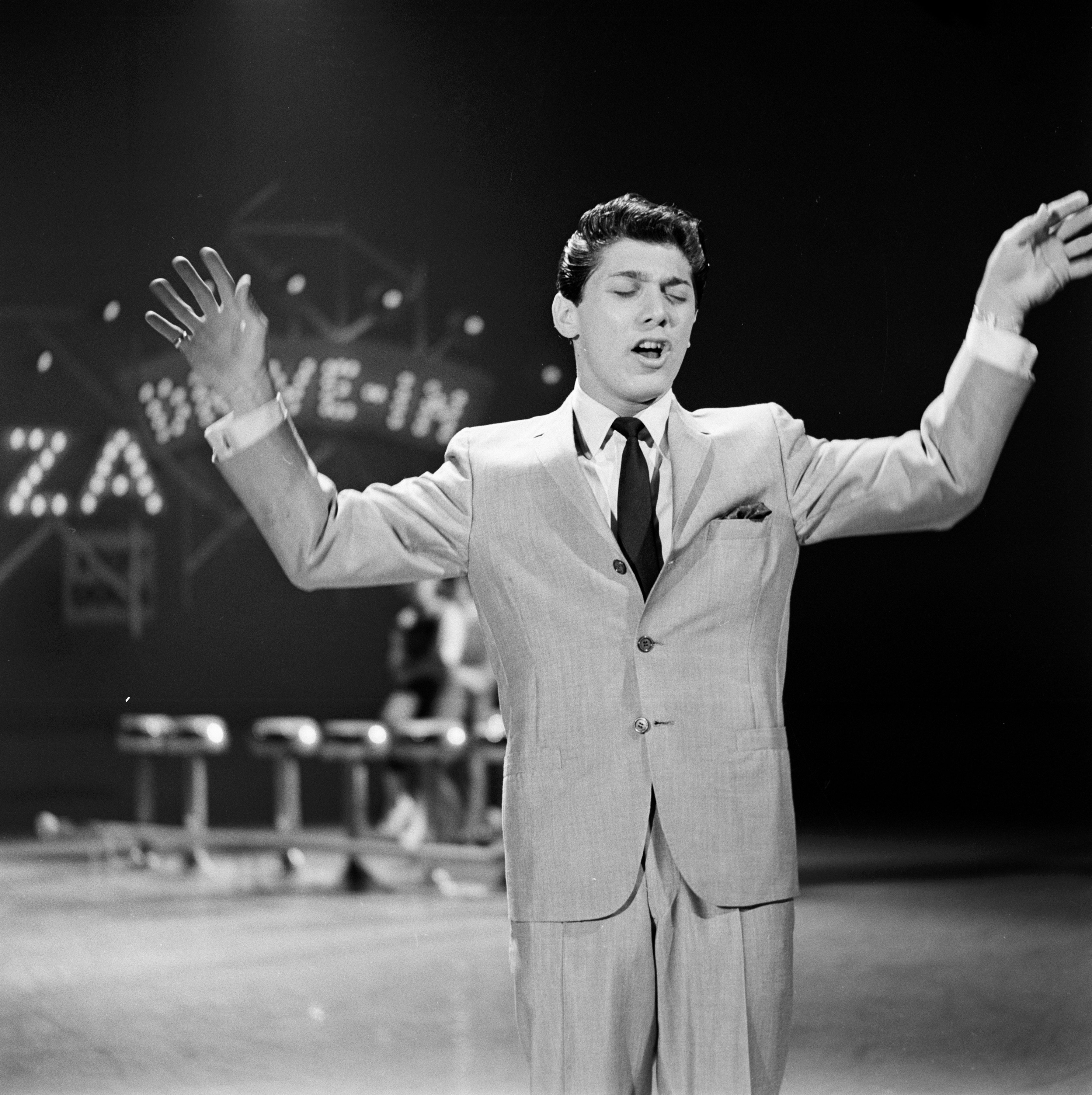 Paul Anka on COKE TIME - Airdate June 11, 1960. | Source: Getty Images 