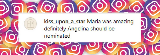 A fan reacts to Angelina Jolie being snubbed for the Best Actress in a Leading Role Oscars nomination, from a post dated January 23, 2025 | Source: Instagram/justjared