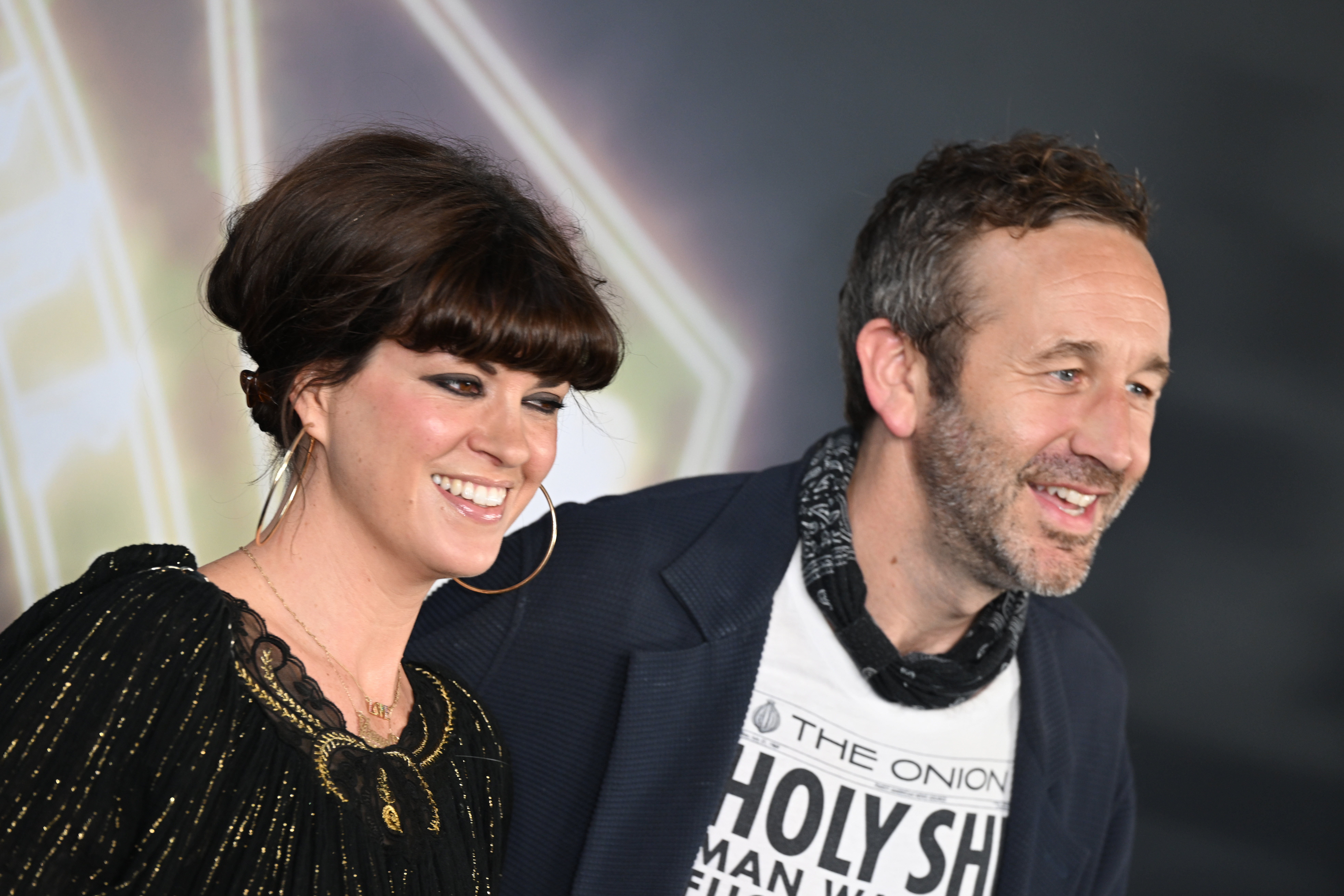 Dawn O'Porter and Chris O'Dowd at "The sand man" World premiere in 2022, in London, England.  |  Source: Getty Images