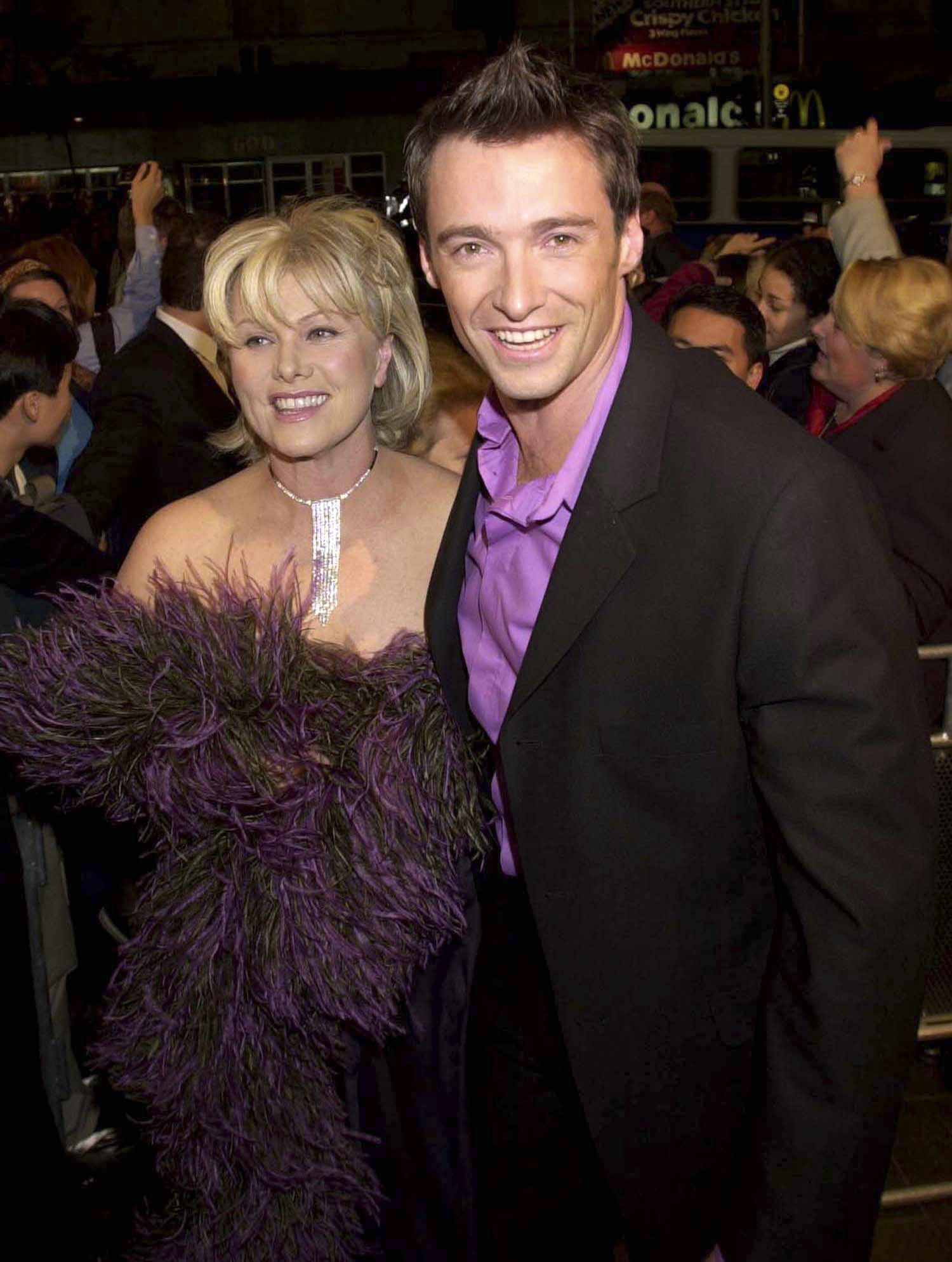 Deborra-Lee Furness and Hugh Jackman arrive for the premiere of the film 'Swordfish' at Hoyts Cinema in Sydney, Australia on June 21, 2001. | Source: Getty Images
