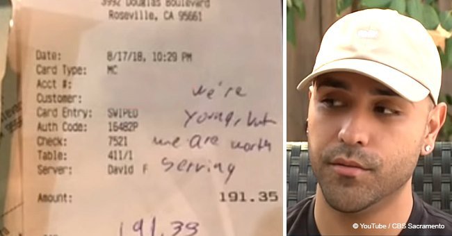 Struggling server expecting 4th baby gets huge tip from college student