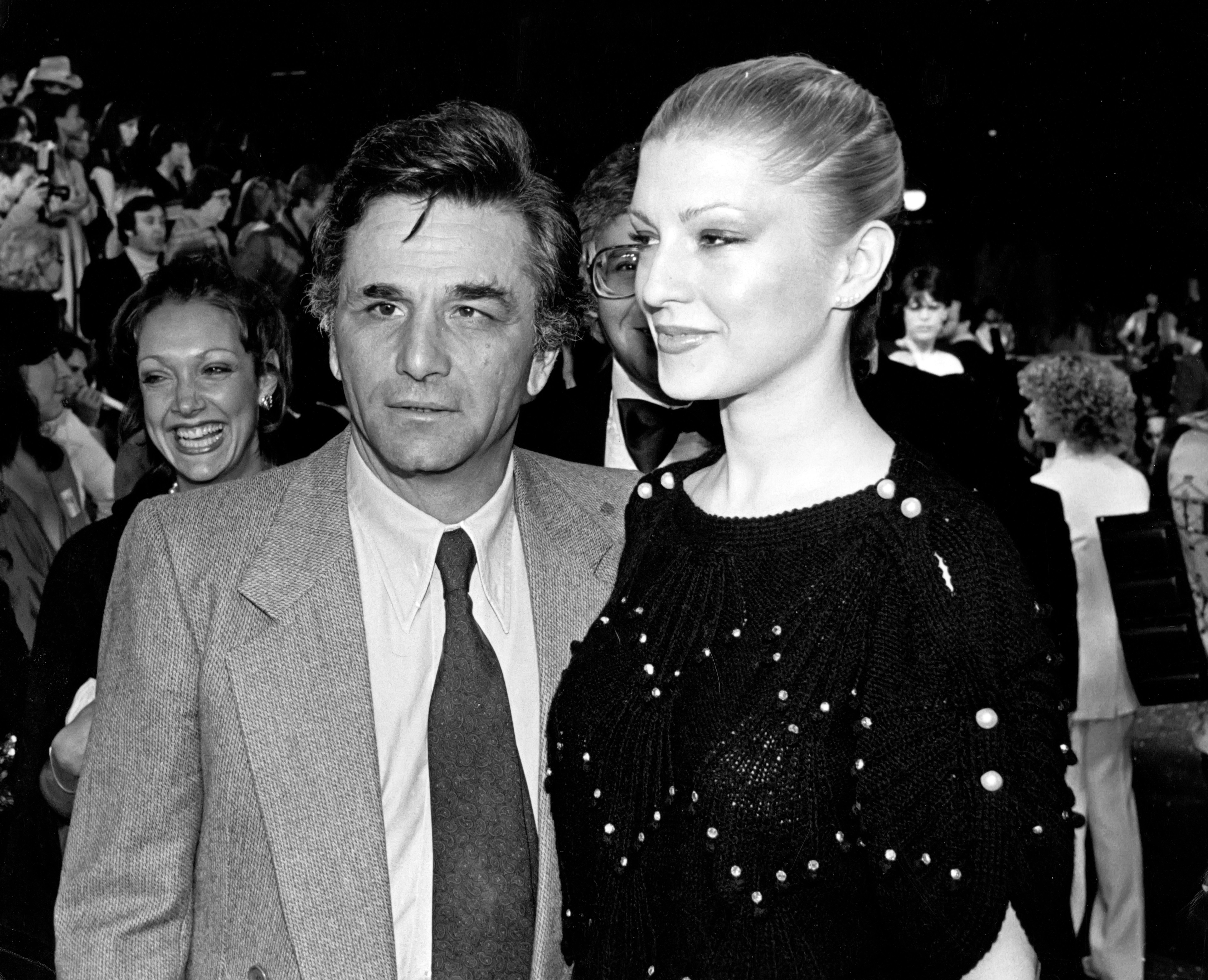 Peter Falk and Shera Danese circa 1979 in New York City | Source: Getty Images