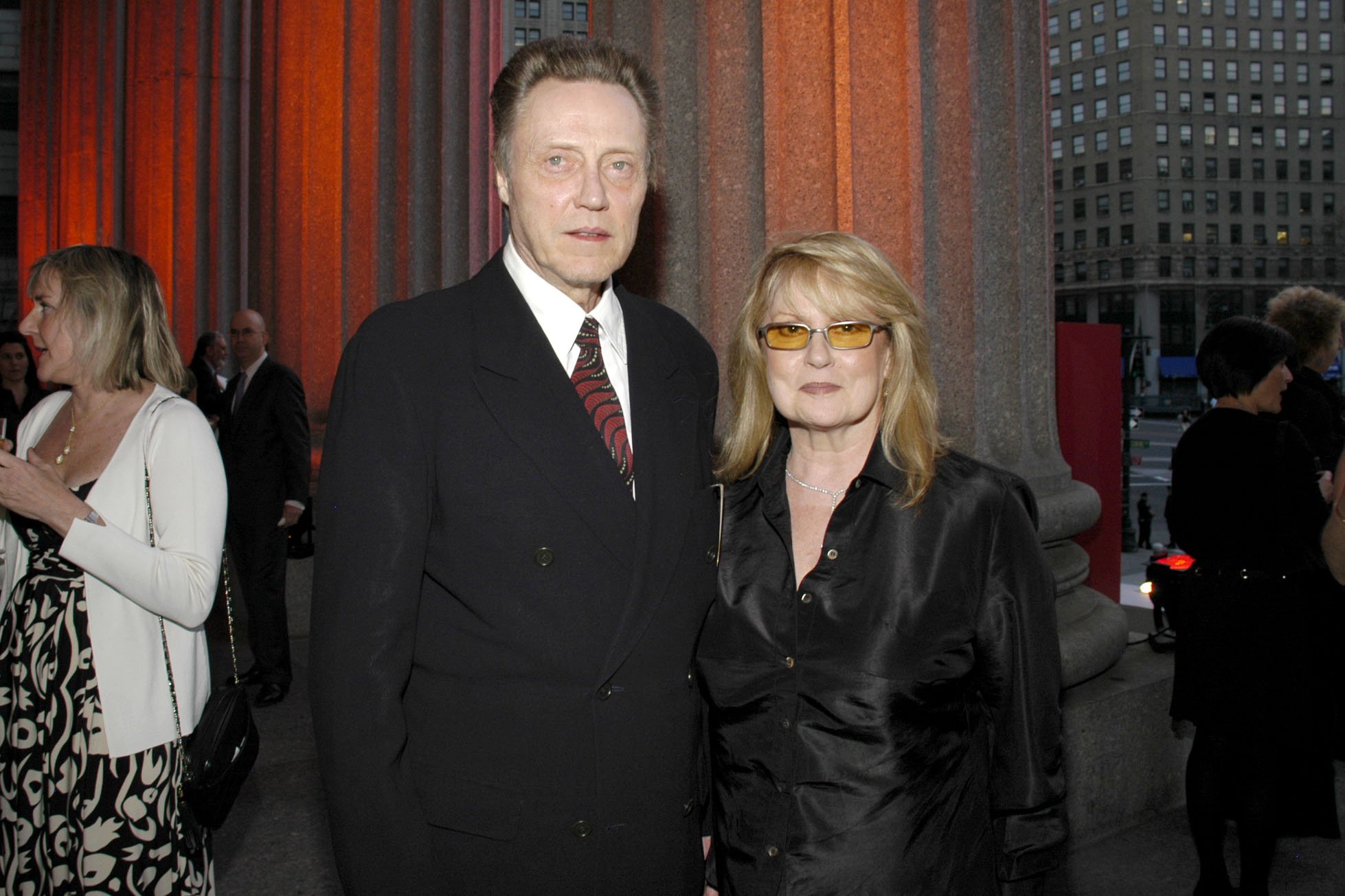 Christopher Walken and Georgianne at the VANITY FAIR & Tribeca Film Festival Party on April 24, 2007 | Source: Getty Images