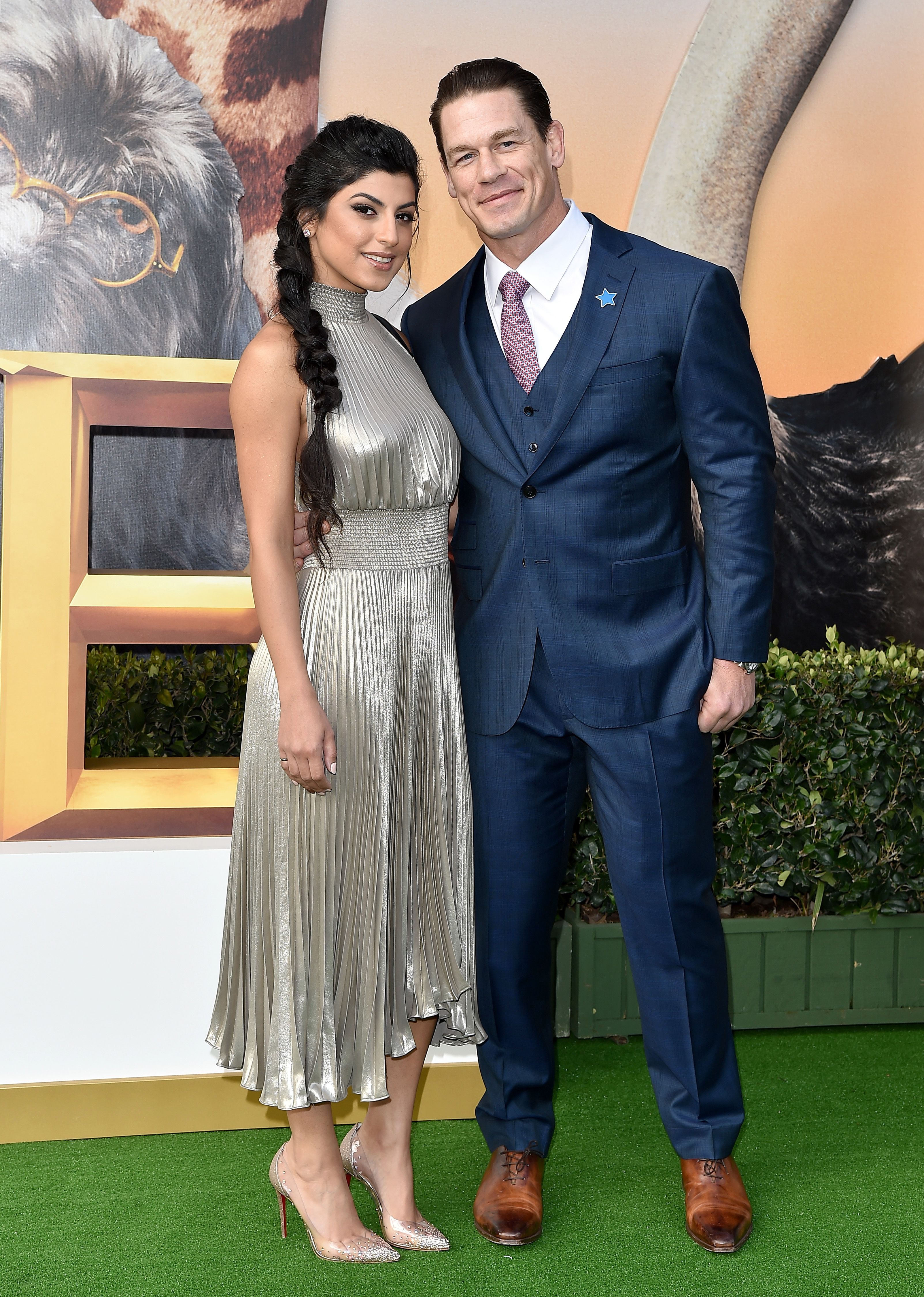 Shay Shariatzadeh and John Cena at the premiere of Universal Pictures' "Dolittle" at Regency Village Theatre on January 11, 2020 | Photo: Getty Images