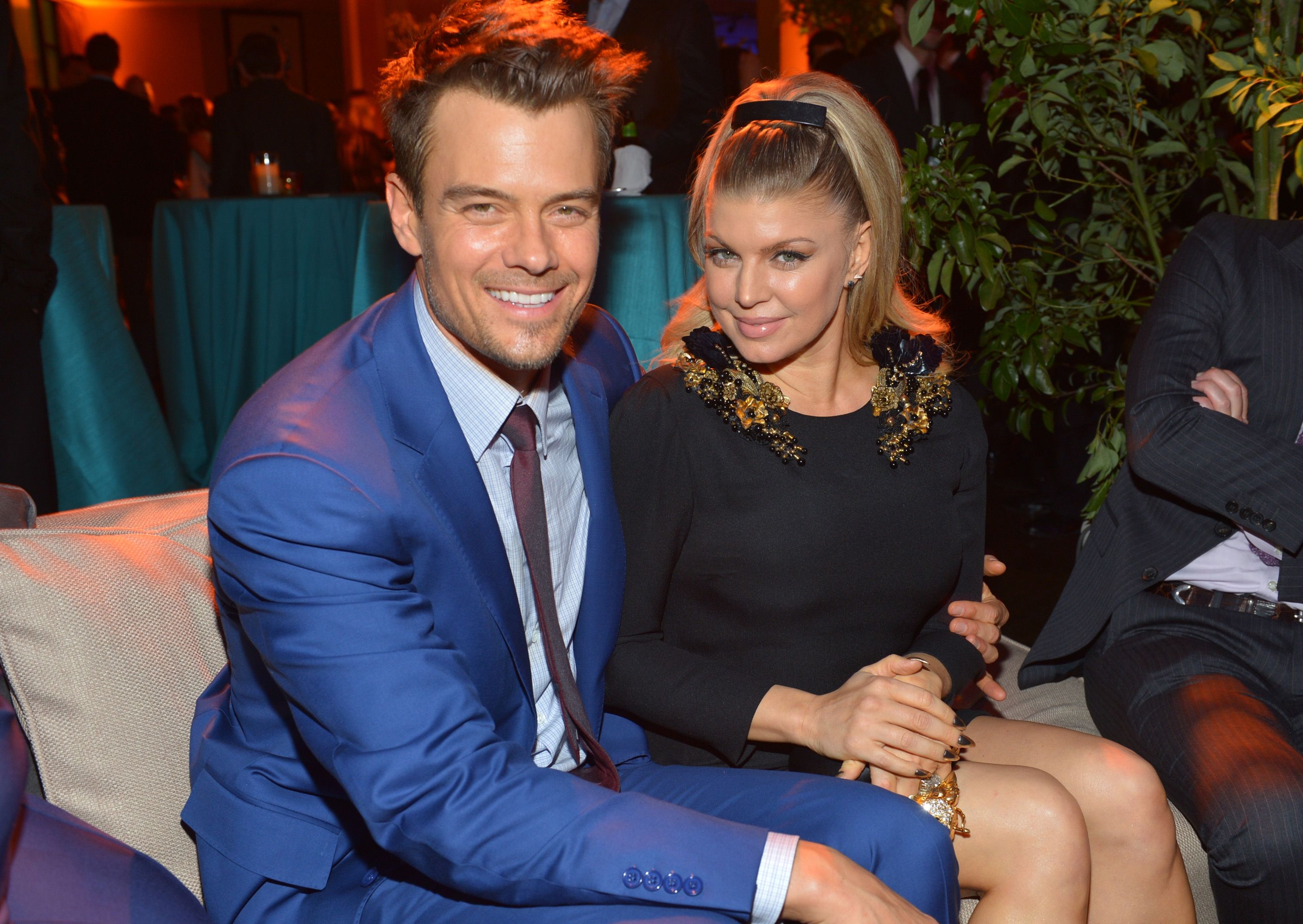 Josh Duhamel and singer Fergie at the premiere of  "Safe Haven" in 2013 in Hollywood | Source: Getty Images
