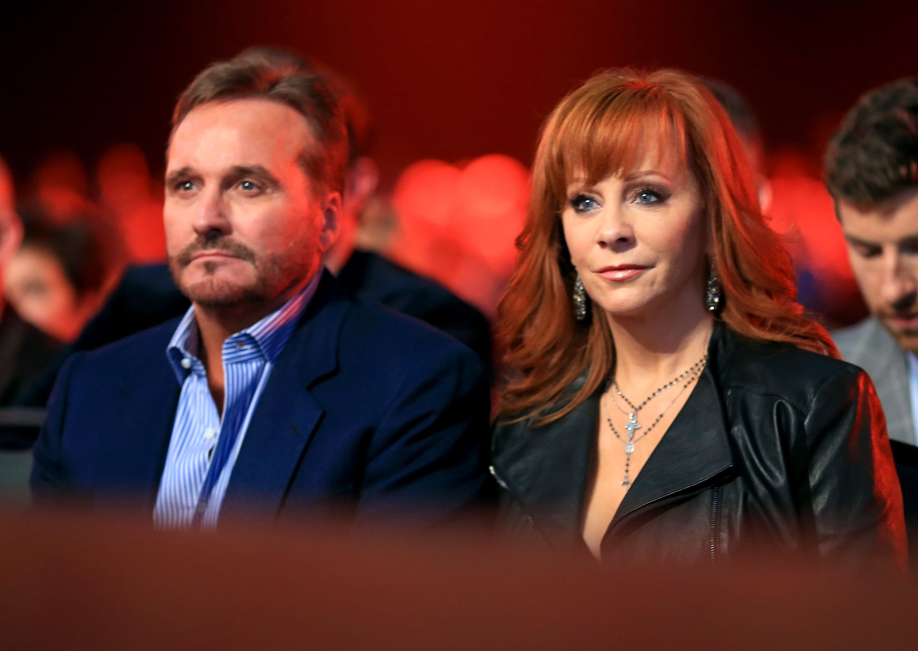 Narvel Blackstock and Reba McEntire at the 2014 American Country Countdown Awards | Source: Getty Images