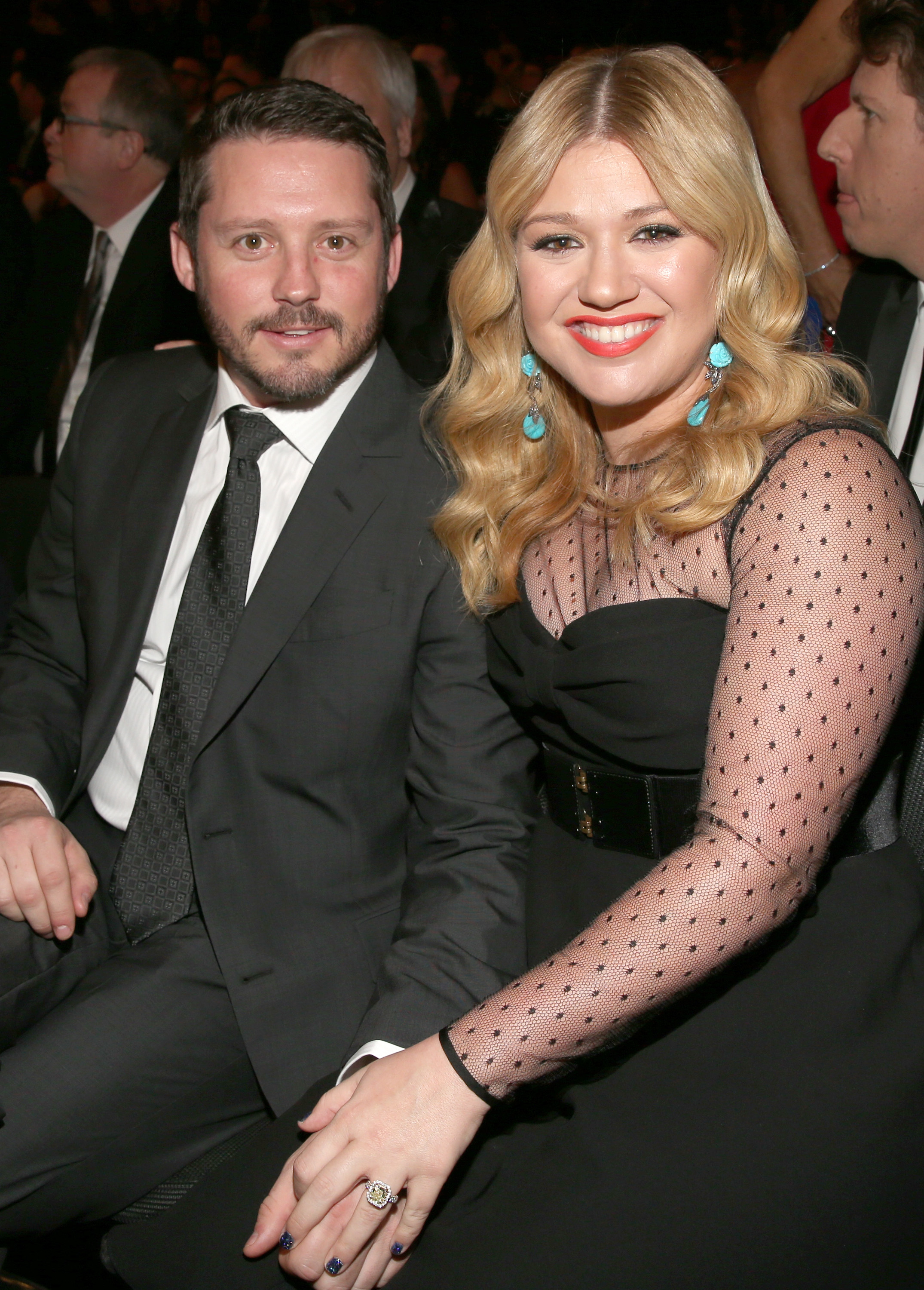 Brandon Blackstock and Kelly Clarkson at the 55th Annual Grammy Awards on February 10, 2013, in Los Angeles, California. | Source: Getty Images