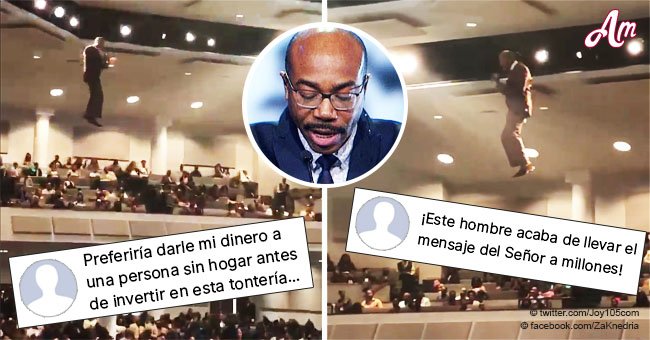 Pastor Entra Volando A La Iglesia Como Si Fuera Jesús Y Provoca
