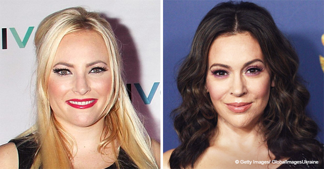 Meghan Mccain and Alyssa Milano Show Support for Joe Biden Amid a Second Accusation