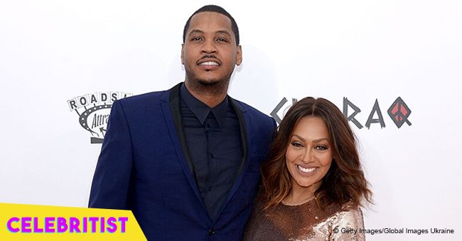 Carmelo and LaLa Anthony spotted together with their son at NBA Africa game