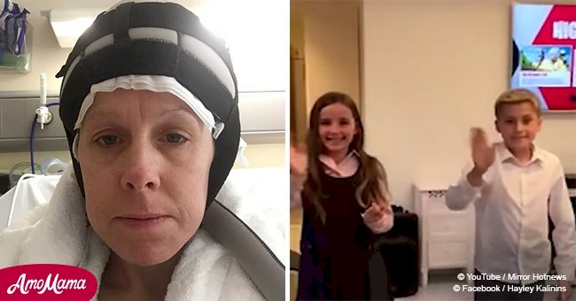 Tearful video of kids waving goodbye to mom just hours before she lost her battle with cancer