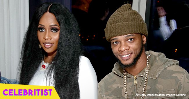 Remy Ma shows off legs in high heels and red dress in recent pic with Papoose