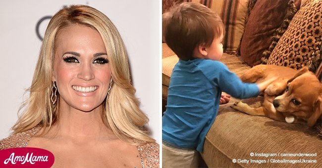 Carrie Underwood's son is growing up quickly and his proud mom loves to share sweet pics of him