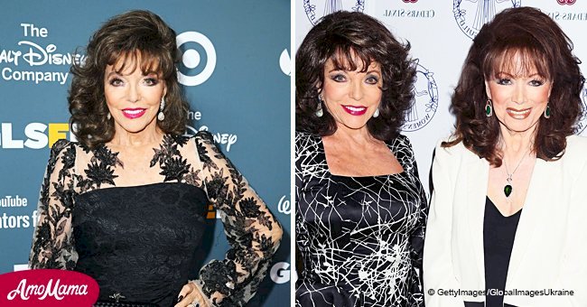 Joan Collins reveals her belief that sister Jackie visits her from beyond the grave as a fly