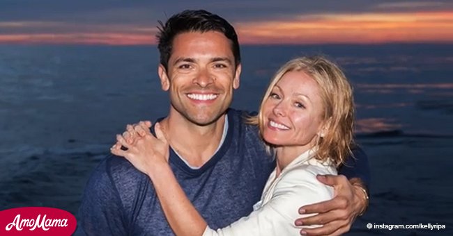 Kelly Ripa and Mark Consuelos show their incredible yoga skills in new photos