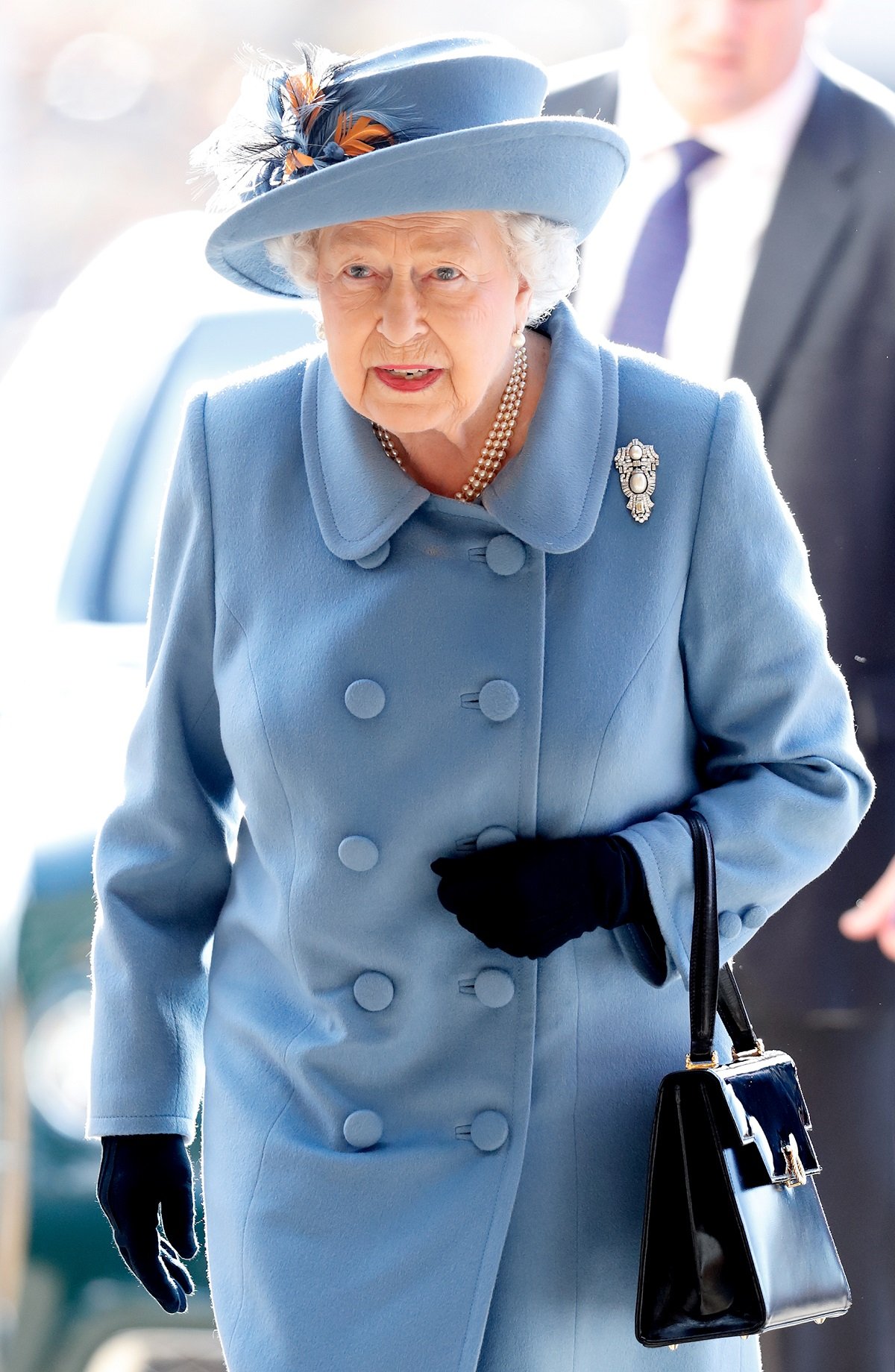 Queen Elizabeth II on October 20, 2018 in Ascot, UK | Source: Getty Images 