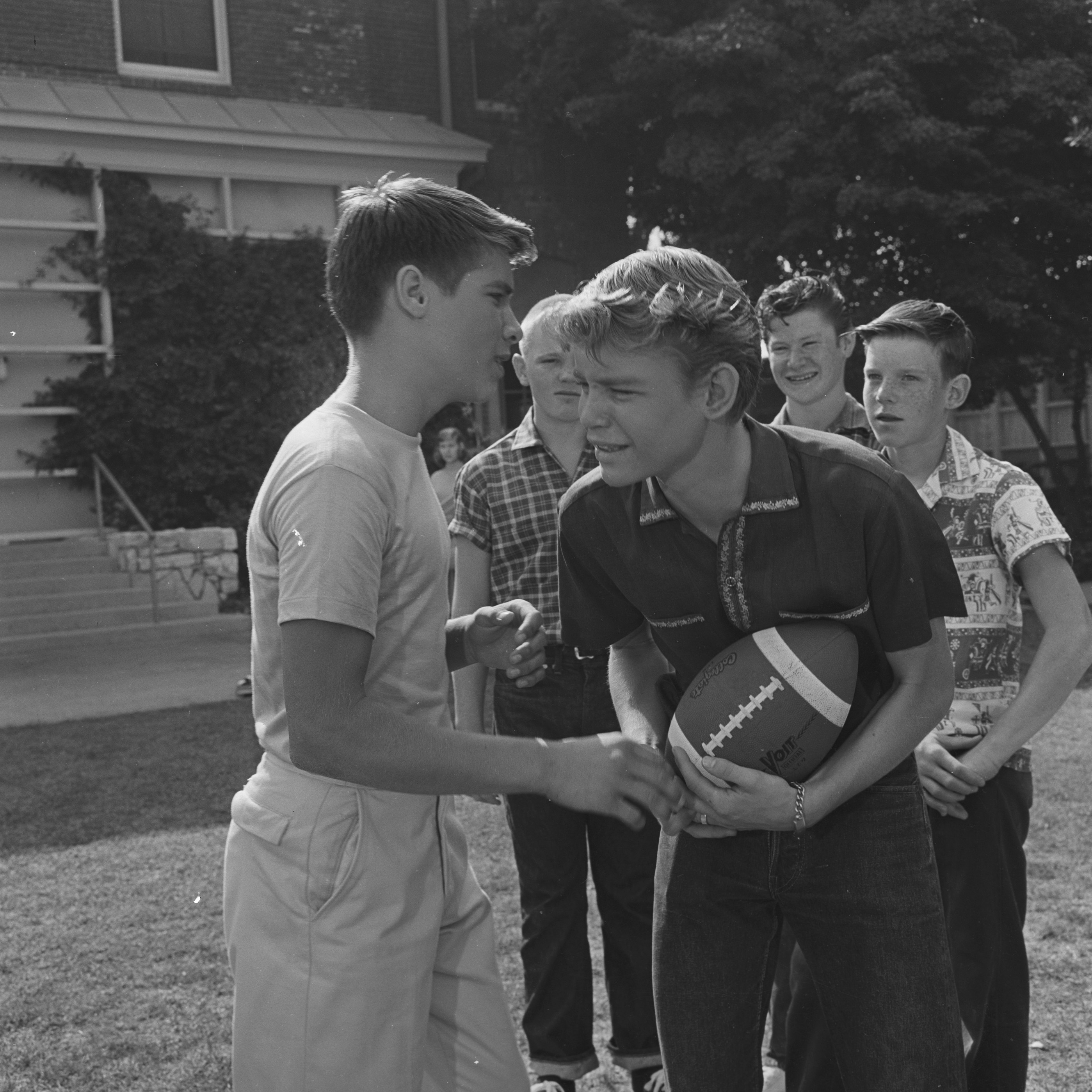 Don Grady and Extras on the set of "My Three Sons," 1960 | Source: Getty Images