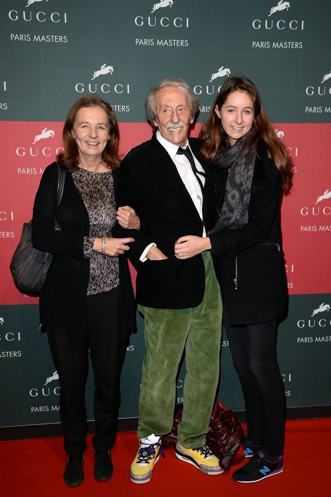 Jean Rochefort avec sa femme Françoise Vidal et leur fille Clémence en 2013. Photo : Getty Images Jean Rochefort avec sa femme Françoise Vidal et leur fille Clémence en 2013. Photo : Getty Images